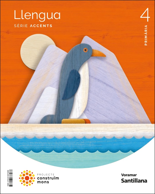 Portada de LLENGUA SERIE ACCENTS 4 PRIMARIA CONSTRUIM MONS (Tapa blanda).