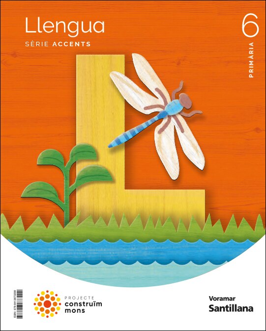 Portada de LLENGUA SERIE ACCENTS 6 PRIMARIA CONSTRUIM MONS (Tapa blanda).