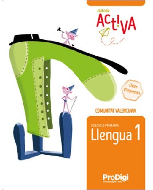 Imagen 1 de Llengua 1 EP - lletra impremta - Activa. ProDigi (Comunitat Valenciana)  (Tapa blanda)