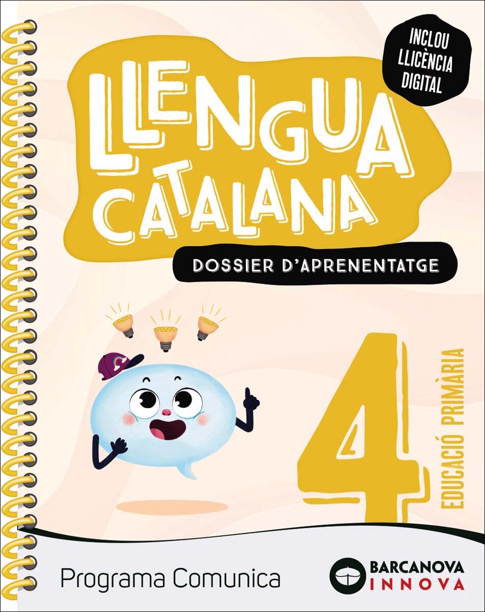 Portada de Comunica 4. Llengua catalana. Dossier.