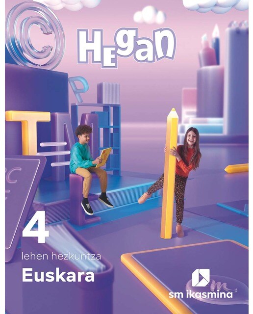 Imagen 0 de Euskara. Lehen Hezkuntza 4. Hegan  (Tapa blanda)