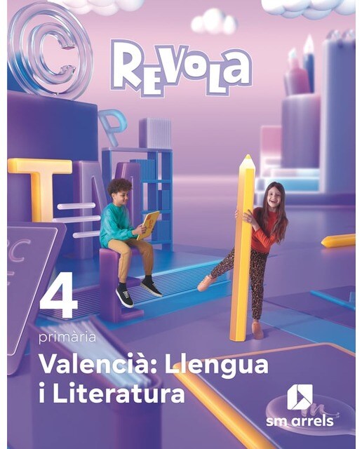 Portada de Valencià: Llengua i Literatura. 4 primària. Revola