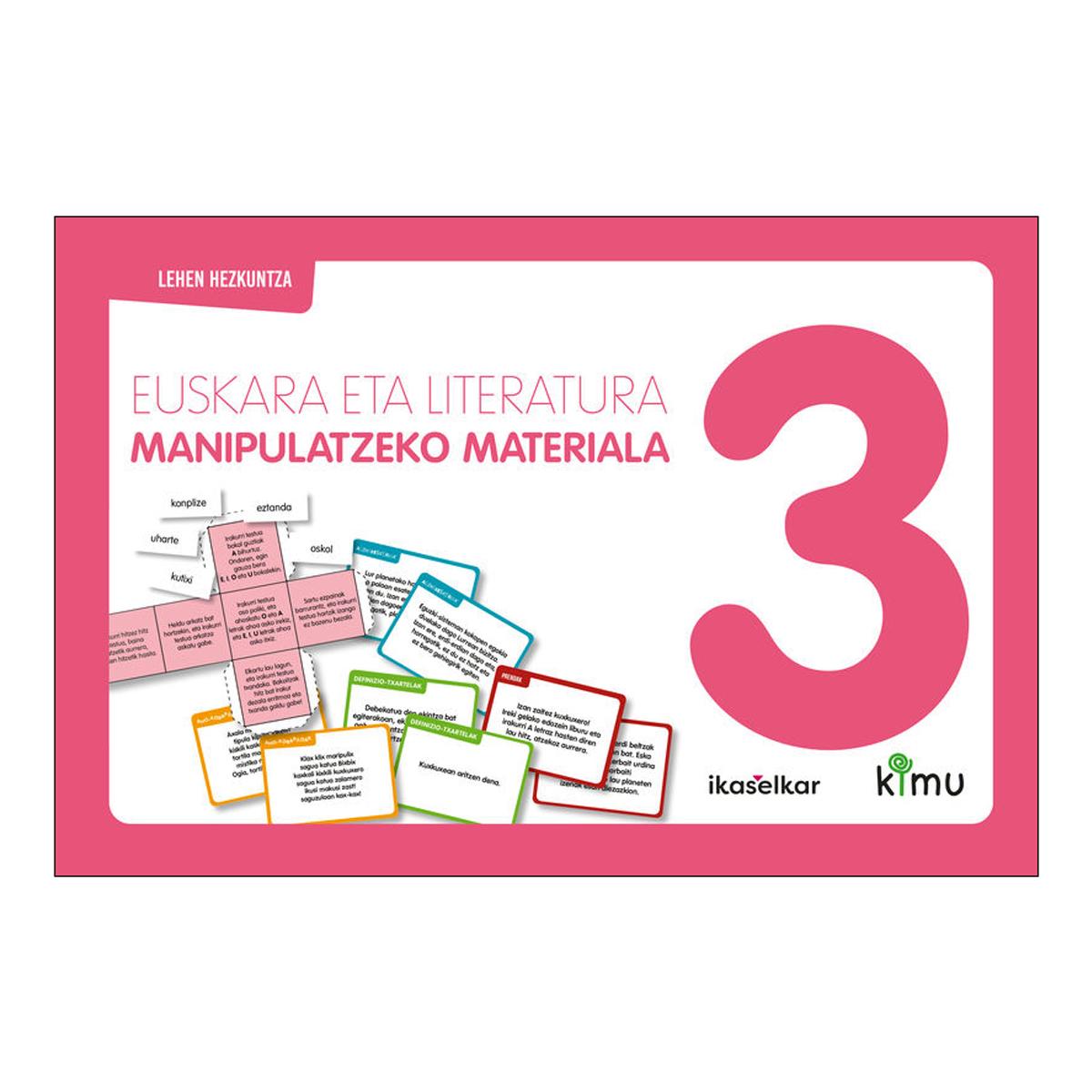 Kimu LH 3. Euskara eta literatura. Gelako material manipulatiboa 3