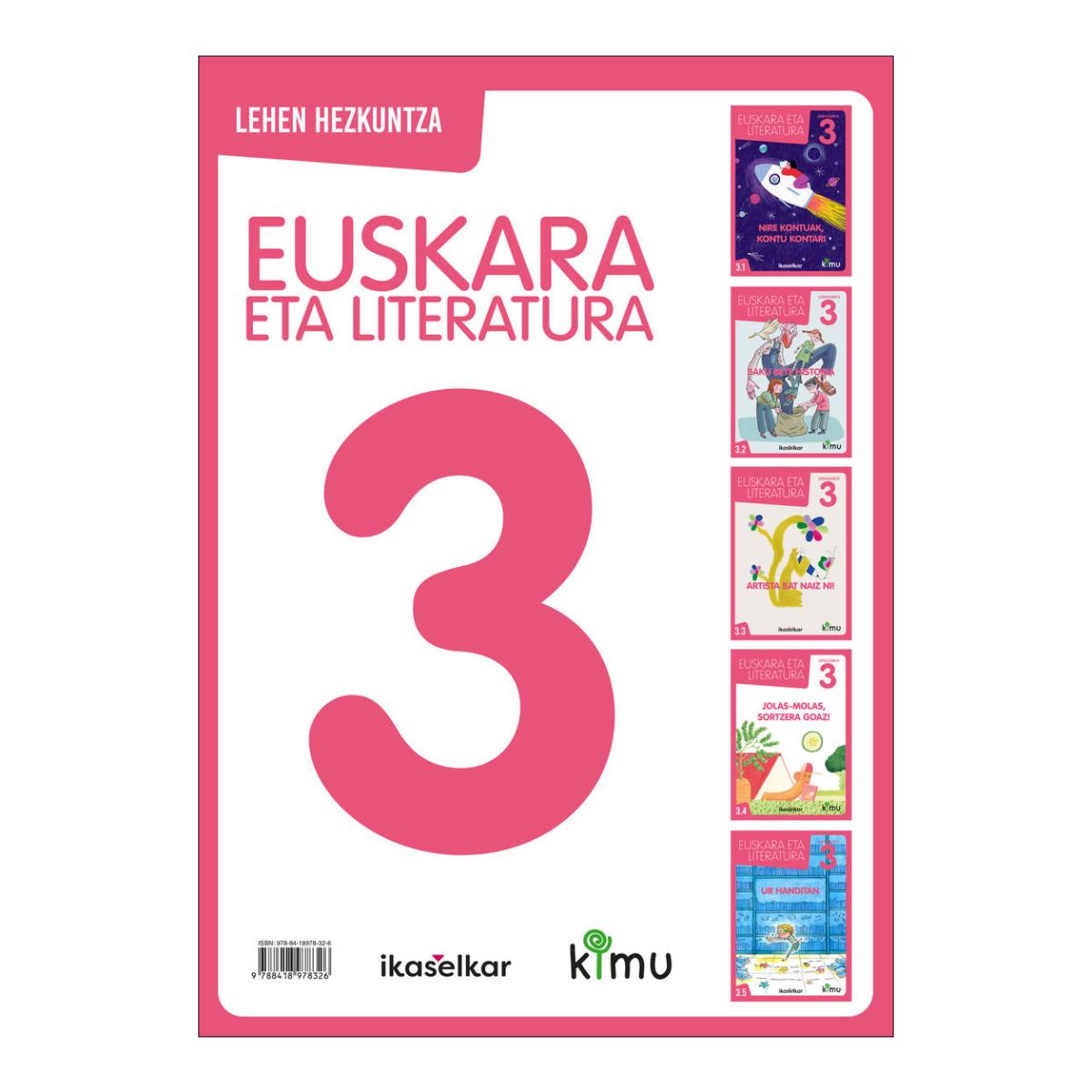 Imagen 0 de Kimu LH 3. Euskara eta Literatura 3 (Pack 5)