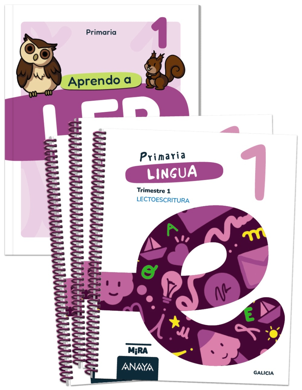 Imagen 0 de LINGUA 1. + LINGUA 1. APRENDO A LER  (Tapa blanda)