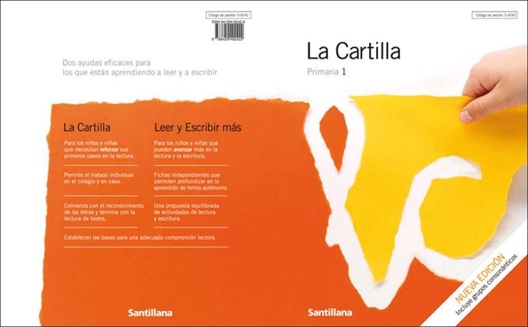 Portada de LA CARTILLA 1 PRIMARIA (Tapa blanda).