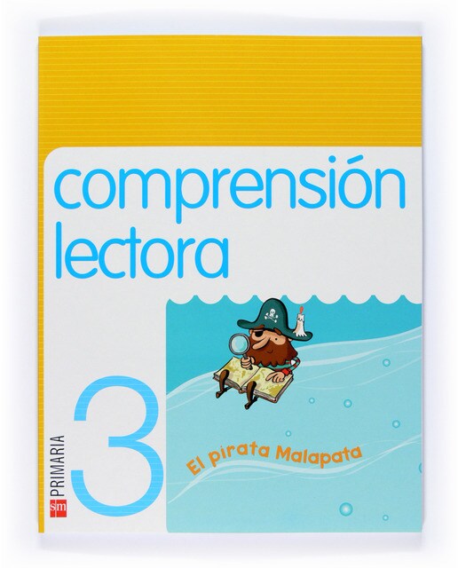 Imagen 0 de Comprensión lectora: El pirata Malapata. 3 Primaria (Tapa blanda)