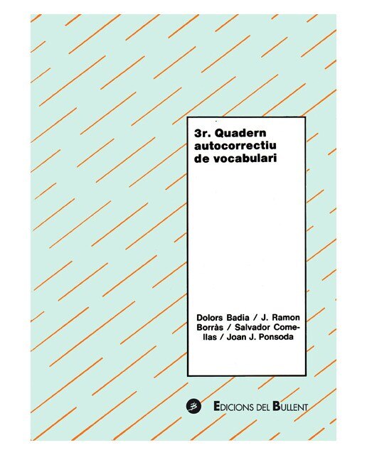 Imagen 0 de 3r quadern autocorrectiu de vocabulari (Tapa blanda)