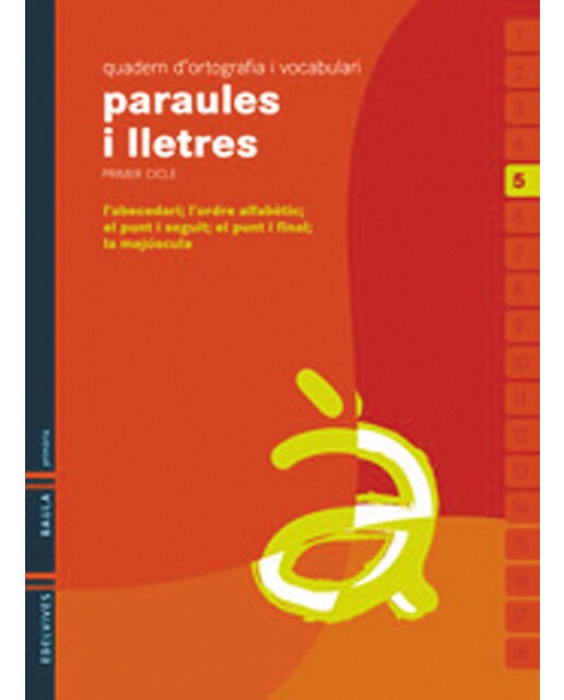 Quadern 5 d`ortografia i vocabulari