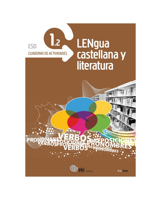 Portada de EKI DBH 1. Lengua castellana y Literatura 1. Cuaderno de actividades 1.2 (Tapa blanda).