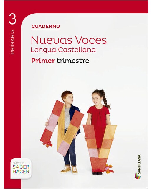 Cuaderno lengua cast nuevas voces 3 primaria 1 trim saber hacer (Tapa blanda) 1