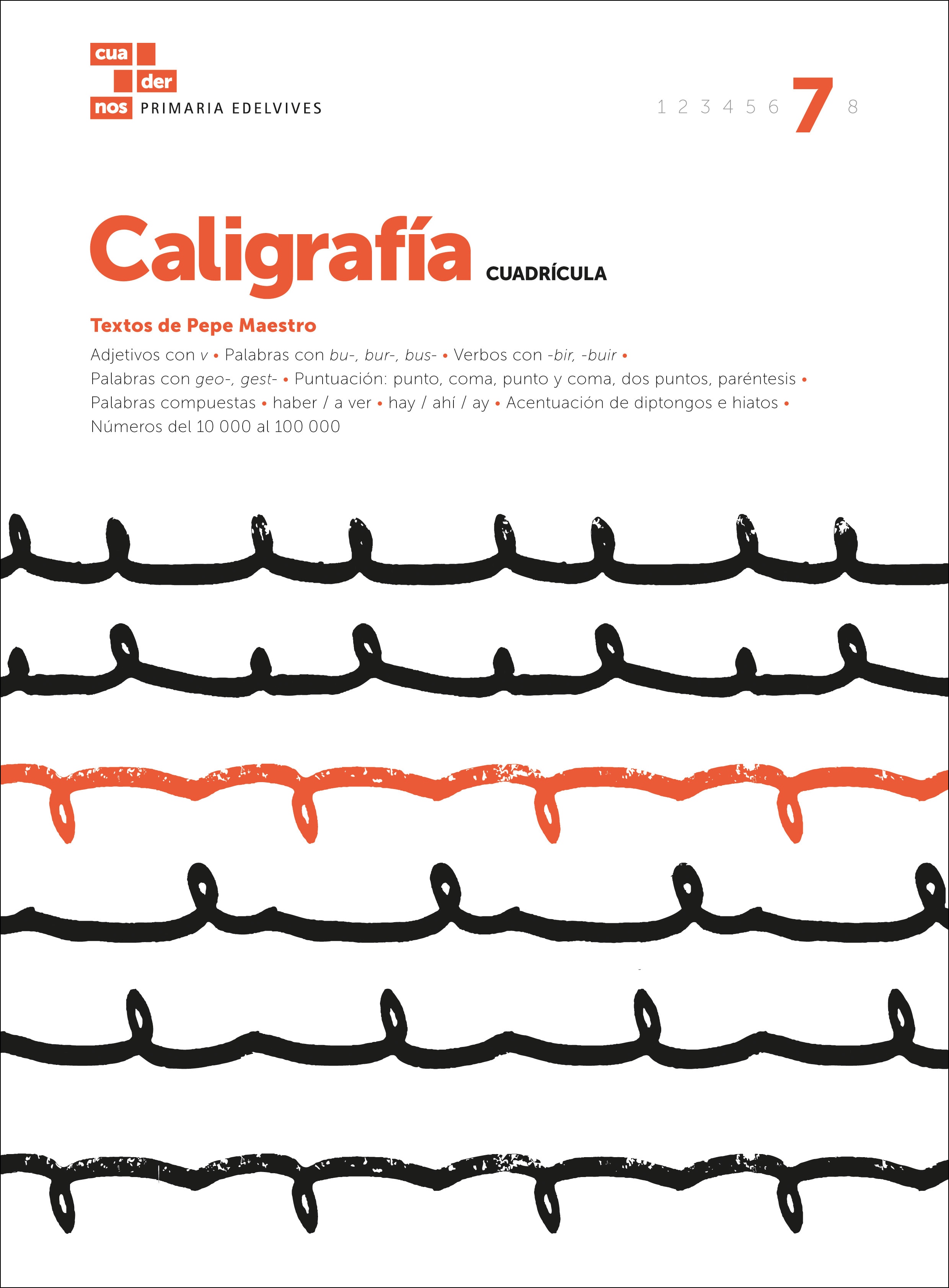 Imagen 0 de Cuaderno Caligrafía 7 (Cuadrícula) (Tapa blanda)