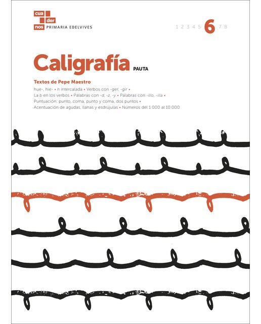 Cuaderno Caligrafía 6 (Pauta)  (Tapa blanda) 1