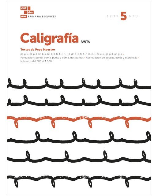 Cuaderno Caligrafía 5 (Pauta)  (Tapa blanda) 1
