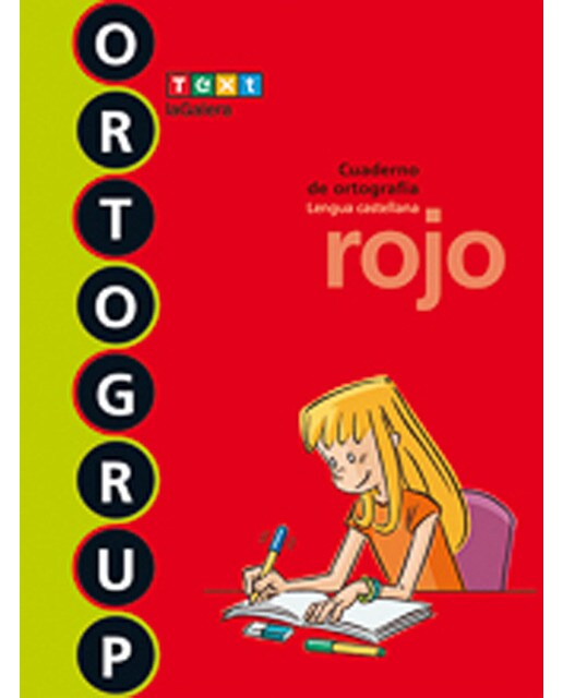 Imagen 0 de Ortogrup 5. Rojo: Cuaderno de ortografia. Lengua castellana (Tapa blanda)