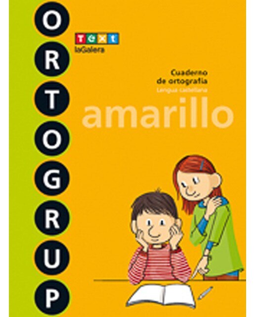 Imagen 0 de Ortogrup 3. Amarillo: Cuaderno de ortografia. Lengua castellana (Tapa blanda)