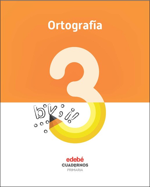 Portada de ORTOGRAFÍA 3 (Tapa blanda).