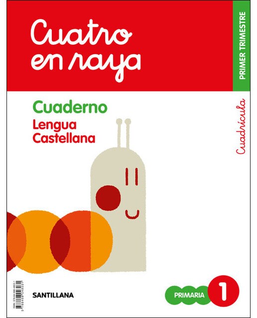 GLOBALIZADO CUATRO EN RAYA CUADERNO LENGUA CUADRICULA 1 PRIMARIA 1 TRIM