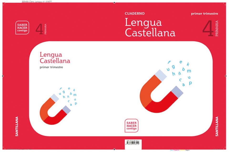 CUADERNO LENGUA 4 PRIMARIA 1 TRIM SABER HACER CONTIGO  (Tapa blanda) 1