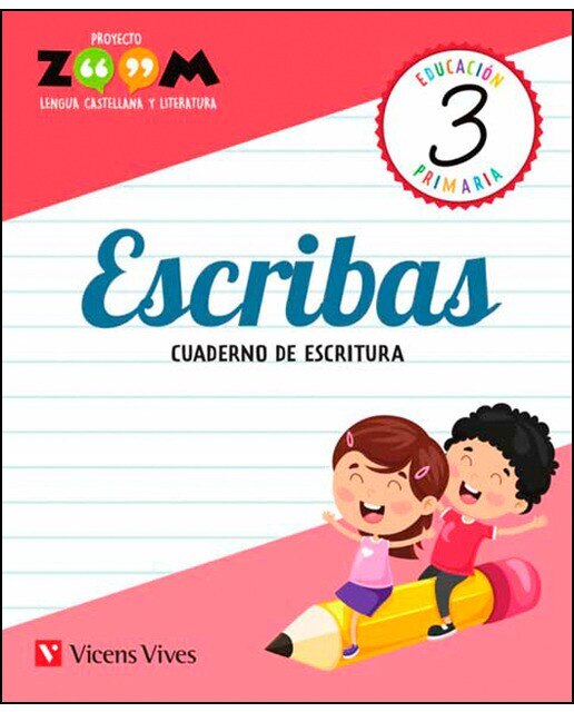 ESCRIBAS 3 CUADERNO DE ESCRITURA (ZOOM)  (Tapa blanda) 1