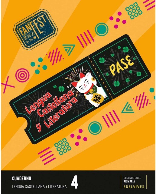 Portada de Proyecto: FanFest. Lengua castellana y Literatura 4 - Cuaderno