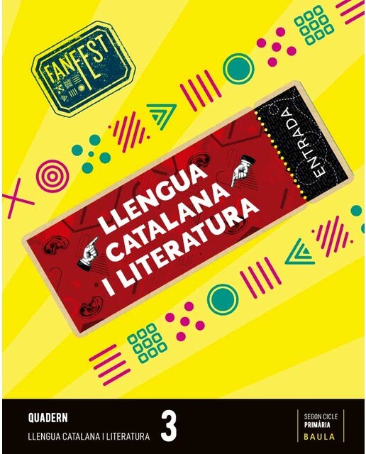 Quadern Llengua catalana i literatura 3r Primària Fanfest - Espiral (Tapa blanda).