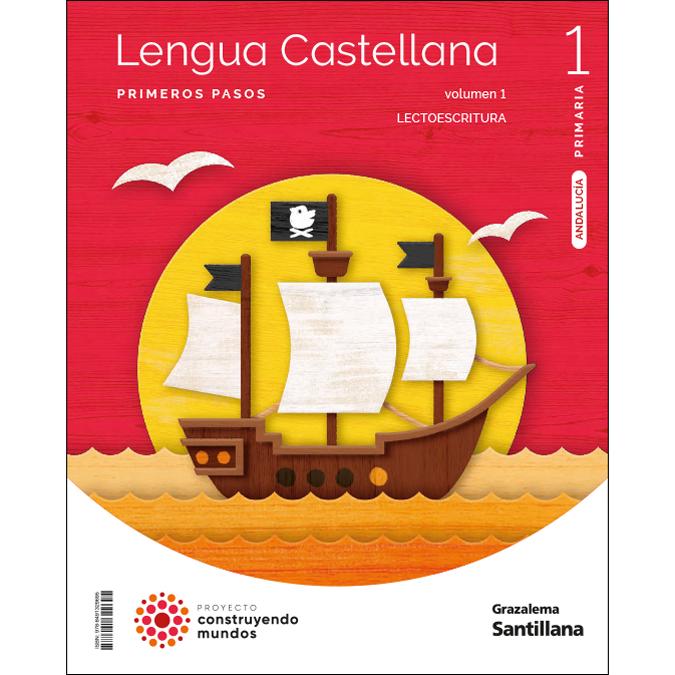 Portada de LENGUA PRIMEROS PASOS PAUTA 1 PRIMARIA CONSTRUYENDO MUNDO