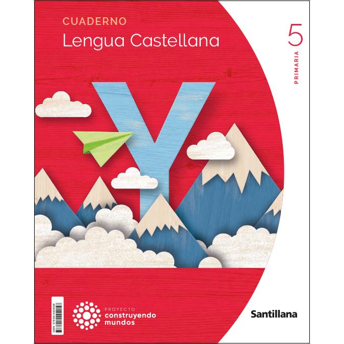 Portada de CUADERNO LENGUA 1 VOL 5 PRIMARIA CONSTRUYENDO MUNDOS.