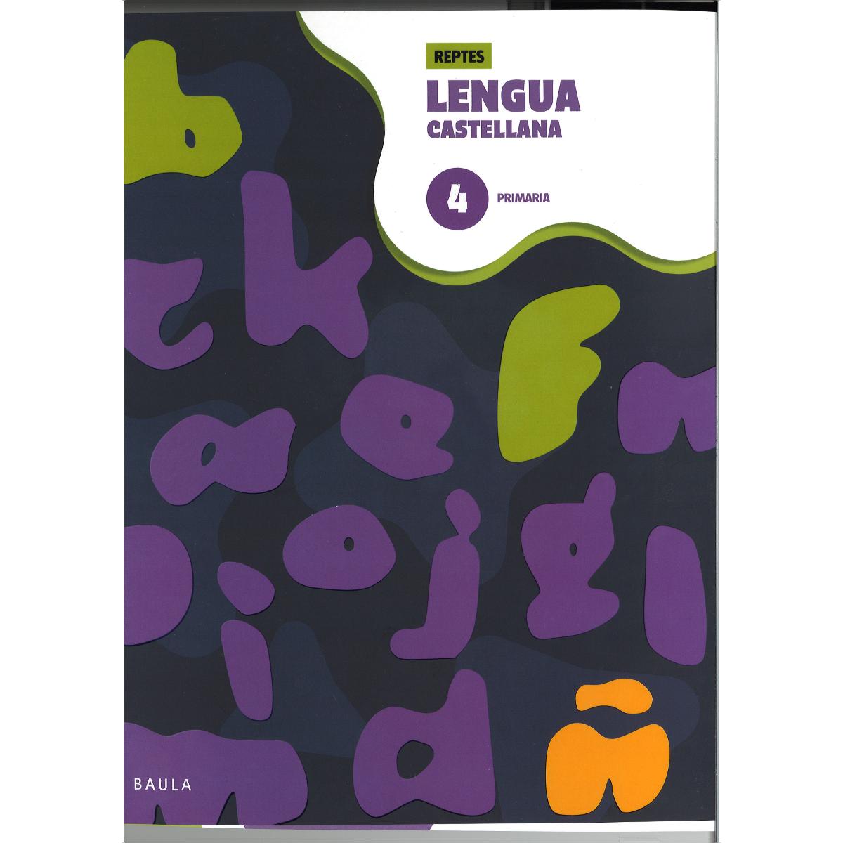 Cuaderno de Lengua castellana 4 Primaria - Reptes (Tapa blanda) 1