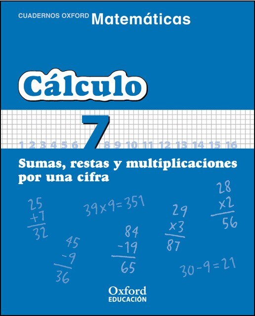 Imagen 0 de Matemáticas Primaria Cuadernos de Cálculo 7