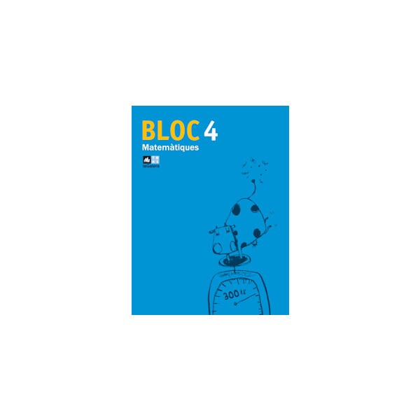 Portada de Bloc Matemàtiques 4 (Tapa blanda).
