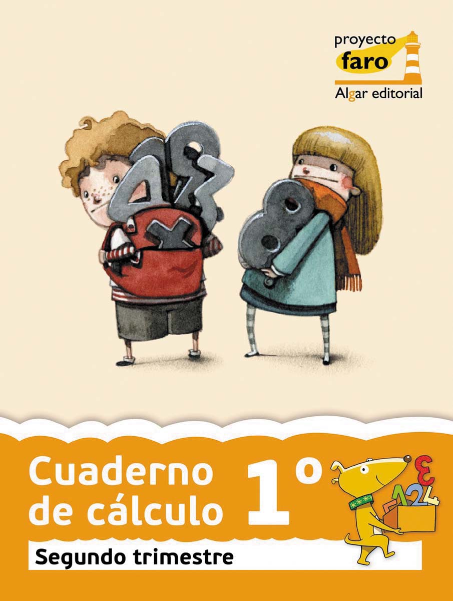 Cuaderno de cálculo. 2 trimestre. 1 primària (Tapa blanda) 1