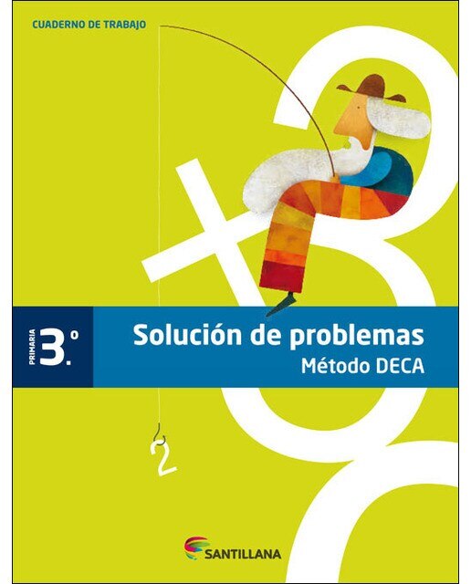 Portada de CUADERNO PROBLEMAS METODO DECA 3 PRIMARIA (Tapa blanda).