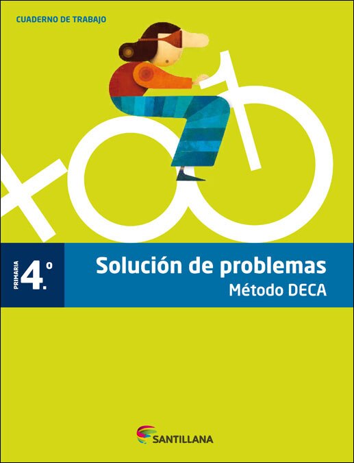 Portada de CUADERNO PROBLEMAS METODO DECA 4 PRIMARIA (Tapa blanda).