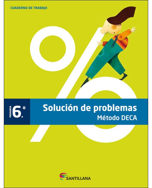 Portada de CUADERNO PROBLEMAS MÉTODO DECA 6 PRIMARIA (Tapa blanda).