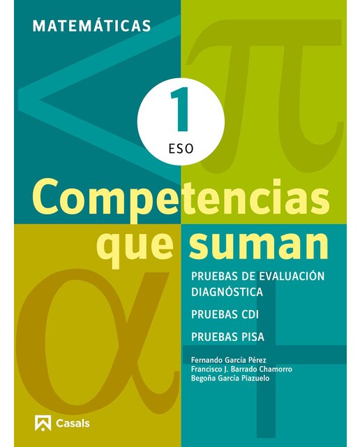 Portada de Competencias que suman. Matemáticas 1 ESO.