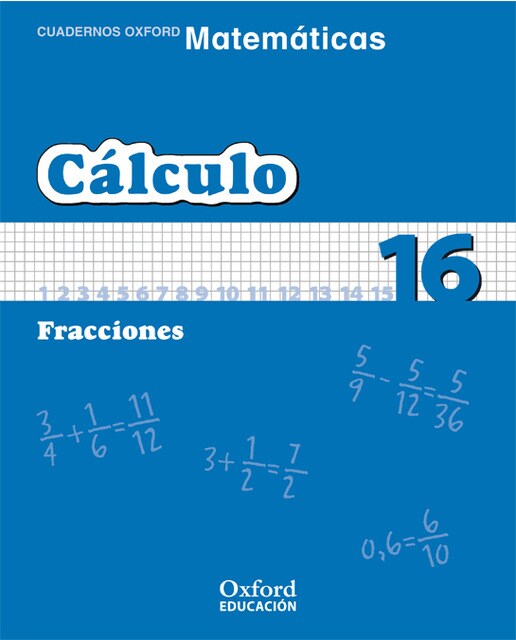 Matemáticas Primaria Cuadernos de Cálculo 16 1