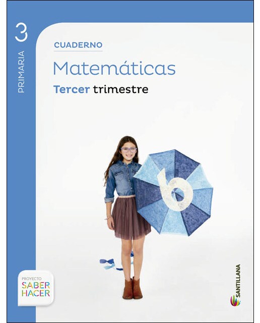Cuaderno matematicas 3 primaria 3 trim saber hacer (Tapa blanda ...
