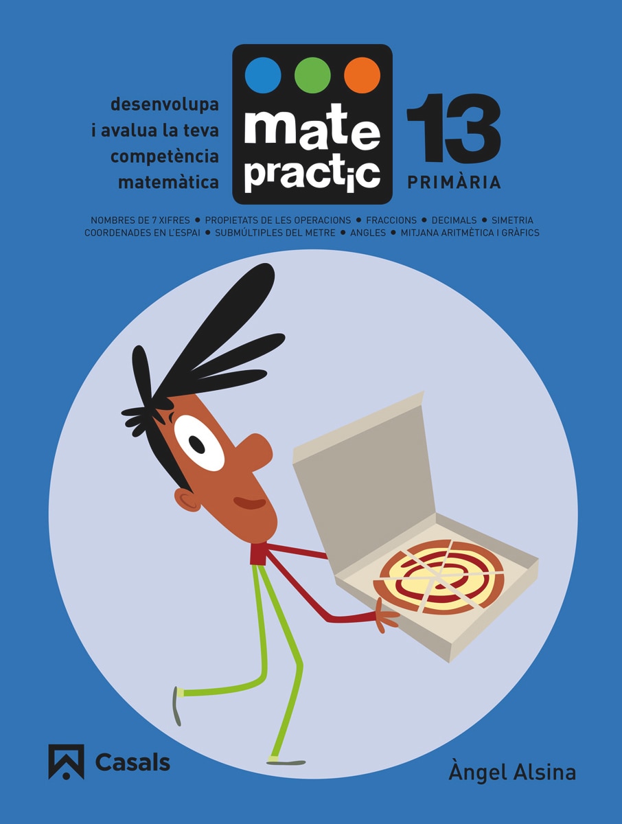 Portada de Quadern Matepractic 13 Primària.