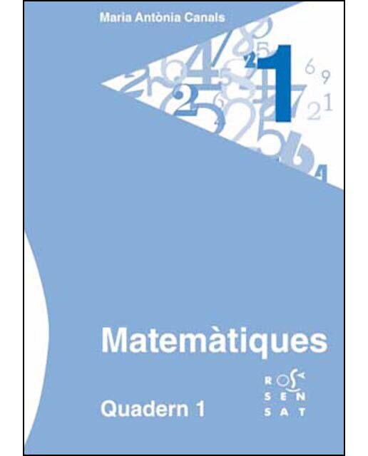 Imagen 0 de Matemàtiques. Quadern 1 (Tapa blanda)