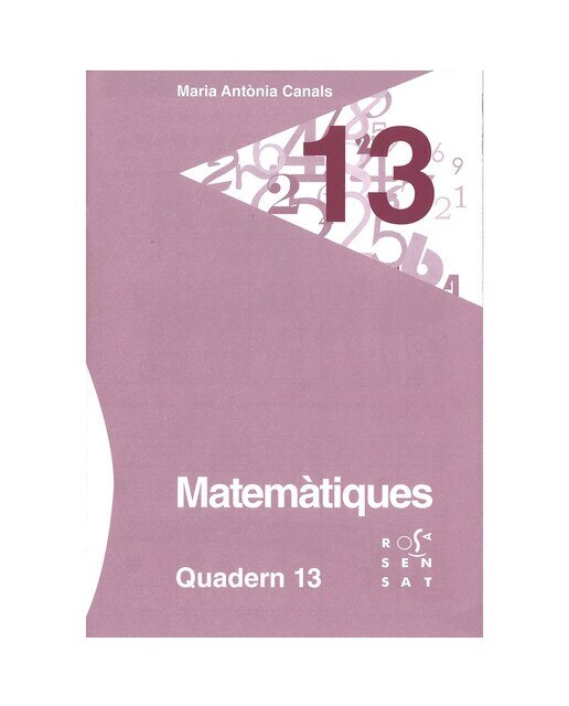 Imagen 0 de Matemàtiques. Quadern 13 (Tapa blanda)