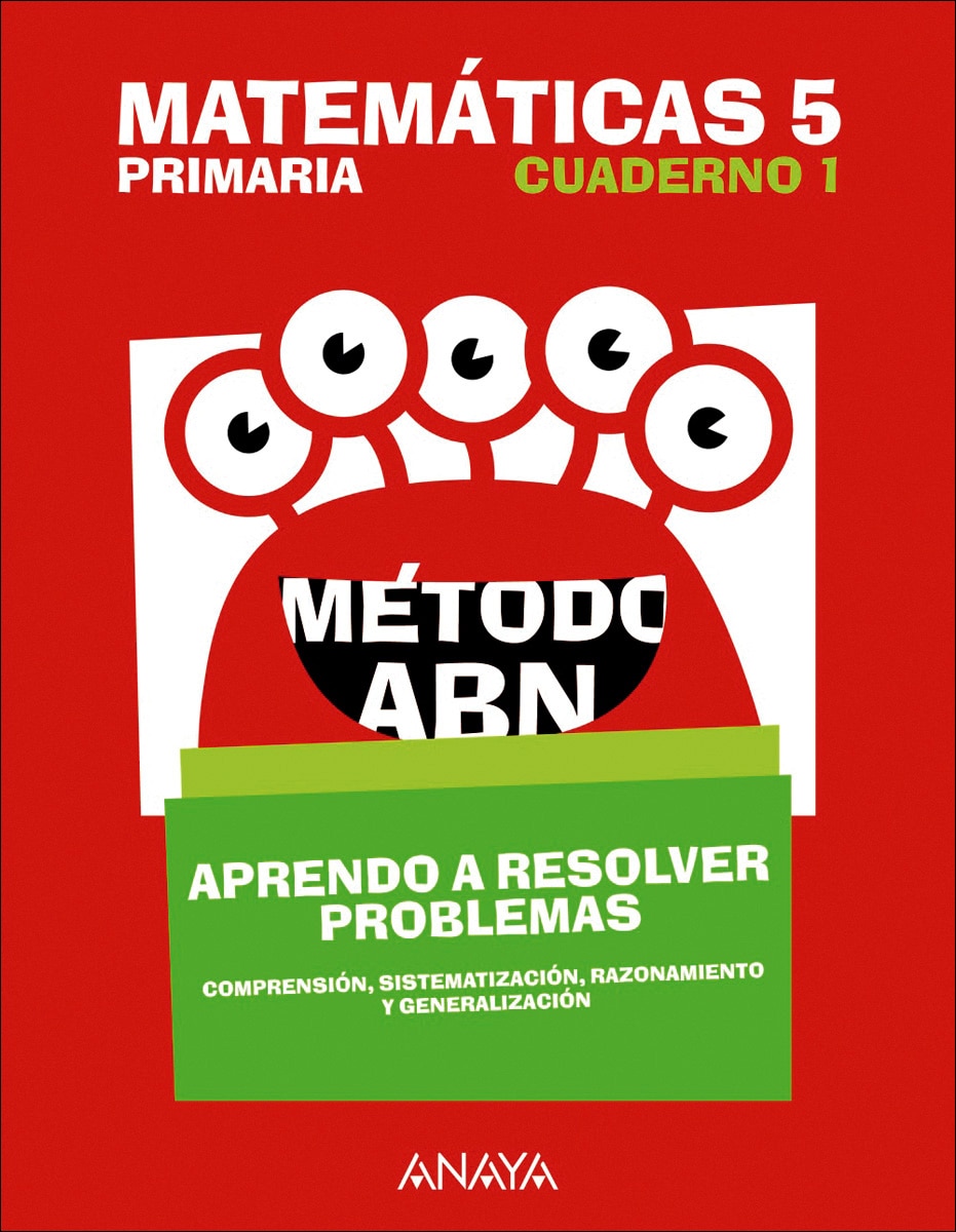 Matemáticas 5. Método ABN. Aprendo a resolver problemas 1. (Tapa blanda) 1