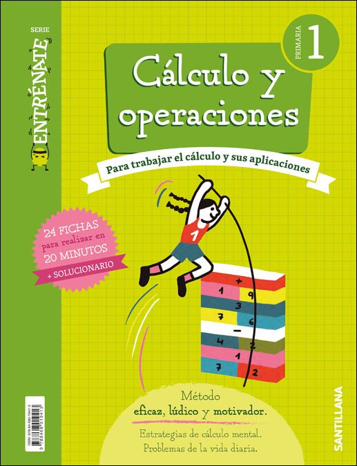 CUADERNO CALCULO SERIE ENTRENATE 1 PRIMARIA 1