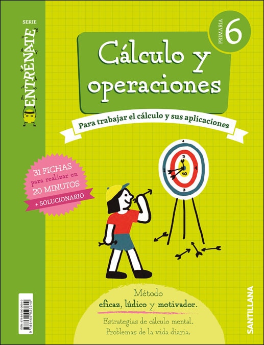 CUADERNO CALCULO SERIE ENTRENATE 6 PRIMARIA 1
