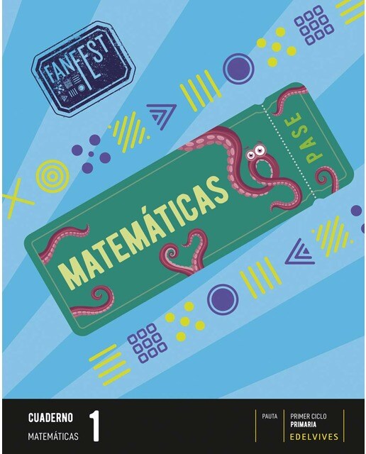 Portada de Proyecto: FanFest - Matemáticas 1 - Cuaderno - Pauta (Tapa blanda).