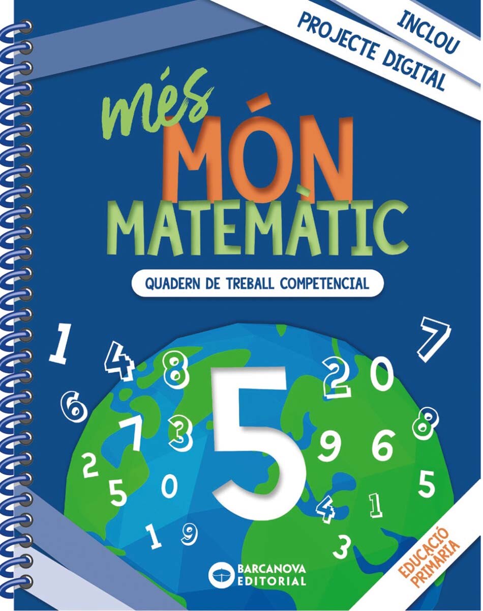 Portada de MÉS MÓN MATEMÀTIC 4 (Tapa blanda).