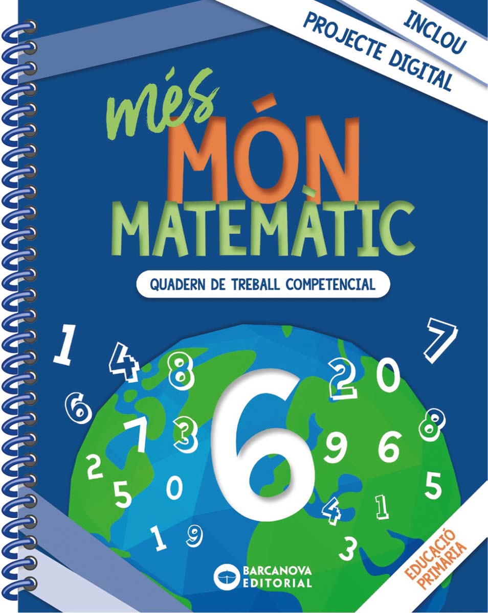 Portada de MÉS MÓN MATEMÀTIC 4 (Tapa blanda).