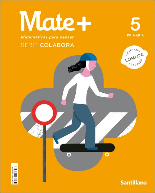 Portada de MATE+ MATEMATICAS PARA PENSAR SERIE COLABORA 5 PRIMARIA.