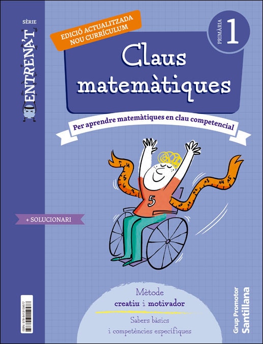 Portada de QUADERN CLAUS MATEMATIIQUES SERIE ENTRENAT 1 PRIMARIA.