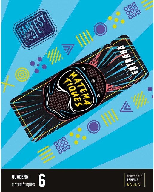 Portada de Quadern Matemàtiques 6è Primària Fanfest (Tapa blanda).